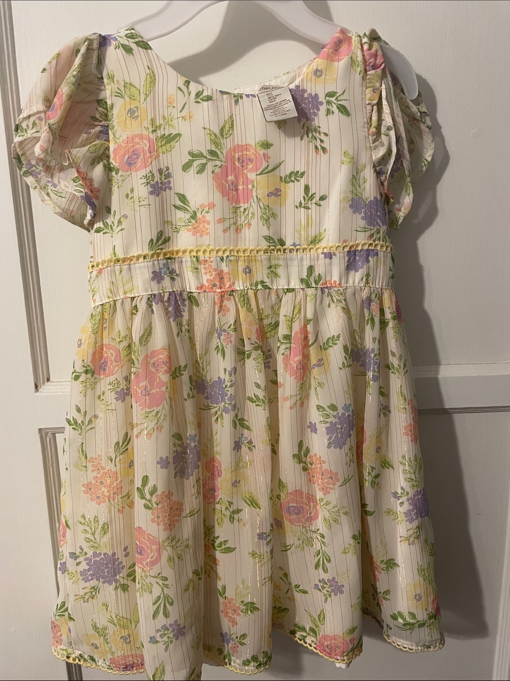 Girls light floral dress